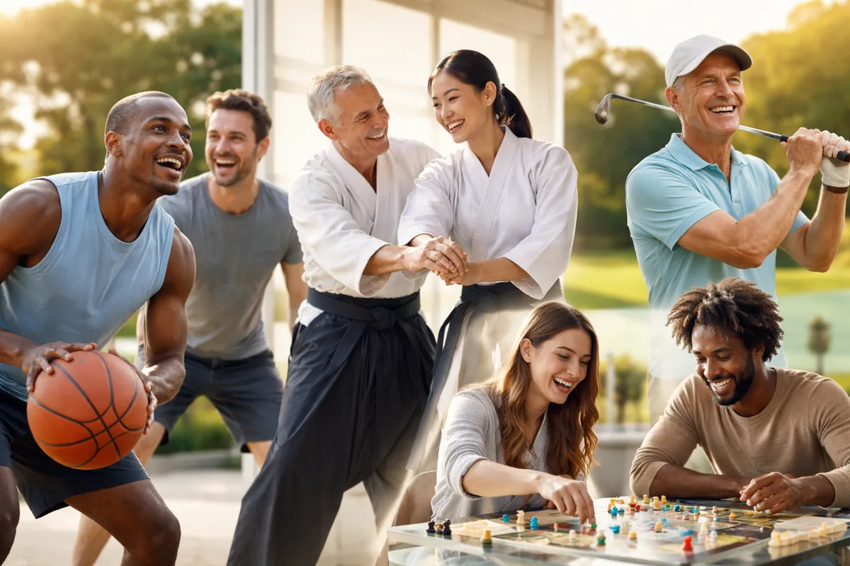 Comment pratiquer le basketball, l'aïkido, le golf et les jeux de société pour se détendre