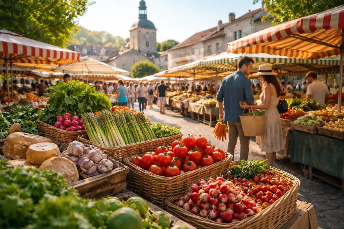 L'art de la découverte des marchés locaux en bourgogne